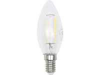 LightMe LM85264 LED lamp Energielabel F (A   G) E14 Kaars 5 W = 40 W Warmwit (Ø x h) 35 mm x 97 mm Dimbaar, Filament / Retro LED 1 stuk(s)