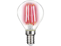 LightMe LED Energielabel B (A++   E) E14 Kogel 4 W Rood (Ã x l) 45 mm x 78 mm Filament / Retro LED 1 stuks
