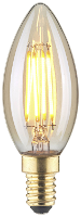 LightMe LM85052 LED lamp E14 Kaars 4.5 W Barnsteen (Ø x l) 35 mm x 97 mm 1 stuk(s)