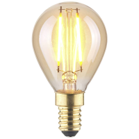 LightMe LM85053 LED lamp E14 Kogel 2.5 W Barnsteen (Ø x l) 45 mm x 80 mm 1 stuk(s)