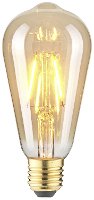 LightMe LM85057 LED lamp E27 Ballon 2.5 W Barnsteen (Ø x l) 64 mm x 140 mm 1 stuk(s)
