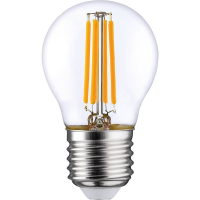 LightMe LM85338 LED lamp Energielabel F (A   G) E27 Peer 6.5 W = 60 W Warmwit (Ø x l) 45 mm x 77 mm Filament / Retro LED, Niet dimbaar 1 stuk(s)