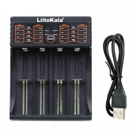 Liitokala Lii 402 Intellegente Batterijlader 1.2V 3.7V 3.2V 3.85V 18650 18350 26650 18490 AA AAA 14500 21700 Lithium Ni 