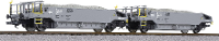 Liliput L230111 H0 2 delige set grindwagens van de BLS
