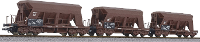 Liliput L230143 H0 3 delige set grindwagens van de Ã BB