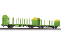 Liliput L235243 H0 2 delige set rongenwagen van de Ã BB