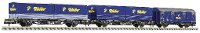 Liliput L260112 N set van 3 goederenwagons Tchibo trein van de DB AG