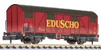 Liliput L265045 N overdekte goederenwagen „EDUSCHO” GOS 253 van de DB