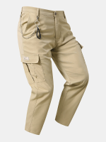 Heren schone kleur plooien Chians enkellange overalls