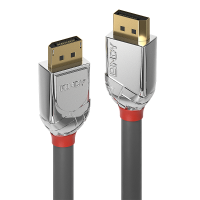 LINDY 36300 DisplayPort kabel DisplayPort Aansluitkabel DisplayPort stekker, DisplayPort stekker 0.50 M Grijs