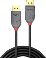LINDY 36480 DisplayPort kabel DisplayPort Aansluitkabel DisplayPort stekker, DisplayPort stekker 0.50 M Zwart 8K UHD