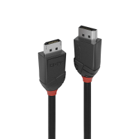 LINDY 36490 DisplayPort kabel DisplayPort Aansluitkabel DisplayPort stekker, DisplayPort stekker 0.50 M Zwart