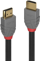 LINDY 36965 HDMI kabel HDMI Aansluitkabel HDMI A stekker, HDMI A stekker 5.00 M Zwart 4K UHD