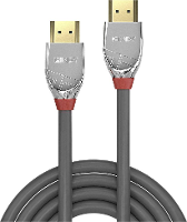 LINDY 37870 HDMI kabel HDMI Aansluitkabel HDMI A stekker, HDMI A stekker 0.50 M Grijs 4K UHD