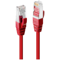 LINDY 45620 RJ45 Netwerkkabel, patchkabel CAT 6 S/FTP 0.30 M Rood 1 stuk(s)