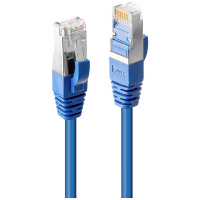 LINDY 45641 RJ45 Netwerkkabel, patchkabel CAT 6 S/STP 0.50 M Blauw Afgeschermd 1 stuk(s)