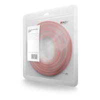 LINDY 47165 RJ45 Netwerkkabel, patchkabel CAT 6A S/FTP 3.00 M Rood Halogeenvrij 1 stuk(s)