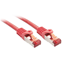 LINDY 47363 RJ45 Netwerkkabel, patchkabel CAT 6 S/FTP 1.50 M Rood 1 stuk(s)
