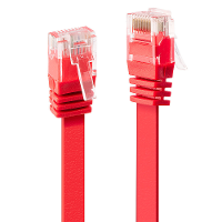 LINDY 47514 RJ45 Netwerkkabel, patchkabel CAT 6 U/UTP 5.00 M Rood 1 stuk(s)