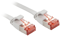 LINDY 47551 RJ45 Netwerkkabel, patchkabel CAT 6 U/FTP 1.00 M Grijs 1 stuk(s)