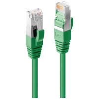 LINDY 47675 RJ45 Netwerkkabel, patchkabel CAT 6A S/FTP 0.30 M Groen 1 stuk(s)