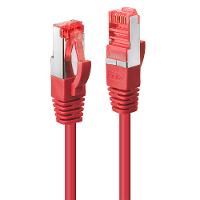 LINDY 47735 RJ45 Netwerkkabel, patchkabel CAT 6 S/FTP 3.00 M Rood Afgeschermd 1 stuk(s)