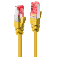 LINDY 47760 RJ45 Netwerkkabel, patchkabel CAT 6 S/FTP 0.30 M Geel Afgeschermd 1 stuk(s)