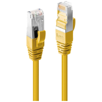 LINDY 47862 RJ45 Netwerkkabel, patchkabel CAT 6A S/FTP 1.00 M Geel 1 stuk(s)