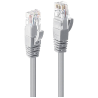 LINDY 48006 RJ45 Netwerkkabel, patchkabel CAT 6 U/UTP 7.50 M Grijs 1 stuk(s)