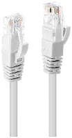 LINDY 48093 RJ45 Netwerkkabel, patchkabel CAT 6 U/UTP 2.00 M Wit 1 stuk(s)