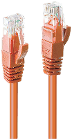 LINDY 48109 RJ45 Netwerkkabel, patchkabel CAT 6 U/UTP 3.00 M Oranje 1 stuk(s)
