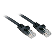 LINDY 48193 RJ45 Netwerkkabel, patchkabel CAT 6 U/UTP 2.00 M Zwart 1 stuk(s)