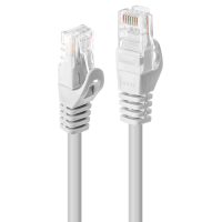 LINDY 48206 RJ45 Netwerkkabel, patchkabel CAT 6 U/UTP 7.50 M Wit 1 stuk(s)