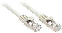 LINDY 48395 RJ45 Netwerkkabel, patchkabel CAT 5e F/UTP 10.00 M Grijs 1 stuk(s)