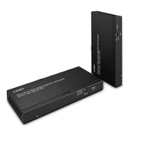 LINDY 70m Cat.6 HDMI 4K60, Audio, IR & RS 232 HDBaseT Extender mit ARC Extender (verlenging) HDMI, IR (3.5 Mm Jackplug), RJ45, Toslink 70 m