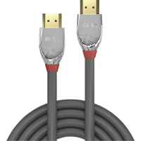 LINDY HDMI Aansluitkabel HDMI A stekker, HDMI A stekker 3.00 M Grijs 37873 4K UHD HDMI kabel