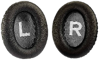 LINDY Over Ear Koptelefoon oorkussen 2 stuk(s) Zwart