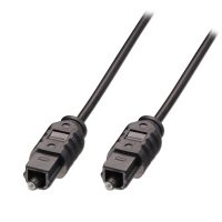 LINDY 35212 Toslink Audio Aansluitkabel [1x Toslink stekker (ODT)   1x Toslink stekker (ODT)] 2.00 M Zwart