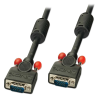 LINDY VGA Aansluitkabel [1x VGA stekker   1x VGA stekker] Zwart