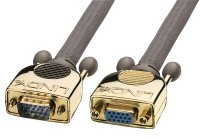 LINDY VGA Verlengkabel Deluxe [1x VGA stekker   1x VGA bus] Antraciet