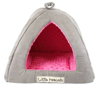 Little Rascals Katten Iglo Grijs/roze #95;_38x38x38 Cm