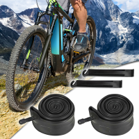 2 Stuks 26x1.75 Fiets Binnenbanden Presta Ventiel Fietsband met Bandenlichter