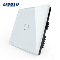 Livolo Glass Intelligent Touch Switch Panel Single Control Home Light