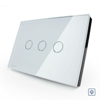 Livolo White Crystal Glass Dimmer Switch Vl C303d 81 Ac110 250v