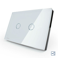 Livolo White Crystal Glass Intermediate Switch Vl C302s 81 Ac110 250v