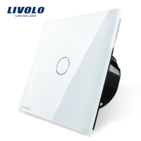 Livolo White Crystal Glass Touch Panel Switch Eu Standard Vl C701 11