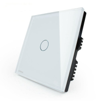 Livolo White Crystal Glass Touch Panel Switch Vl C301 61 Ac110 250v