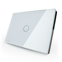 Livolo White Crystal Glass Touch Screen Switch Vl C301 81 Ac110 250v