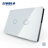 Livolo White Crystal Remote&touch Screen Switch Vl C302r 81 Ac110 250v