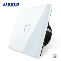 Livolo White Glass Panel Remote & Touch Switch Eu Standard Vl C701r 11